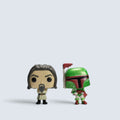 Star Wars: Qui-Gon Jinn & Boba Fett Mini FunkoPop Bundle of 2