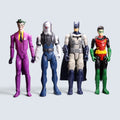 DC Comics: - 4-Piece 12-Inch Action Figure Bundle (Batman, Robin, The Joker & Mr. Freeze)