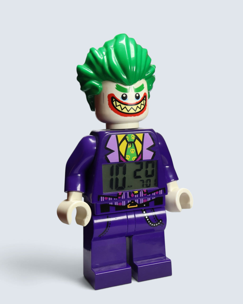 LEGO The Batman Movie The Joker Minifigure Digital Alarm Clock