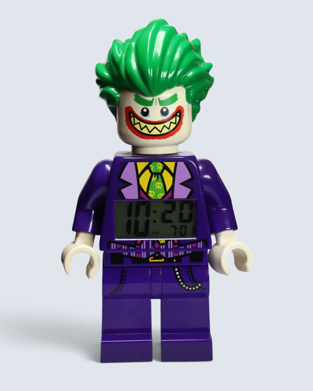 LEGO The Batman Movie The Joker Minifigure Digital Alarm Clock