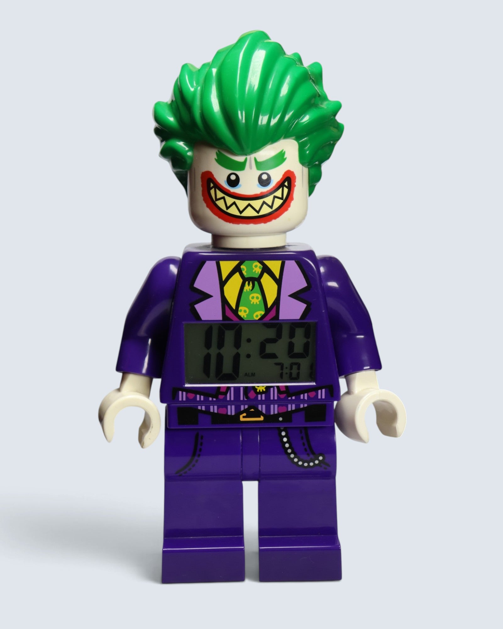 LEGO The Batman Movie The Joker Minifigure Digital Alarm Clock