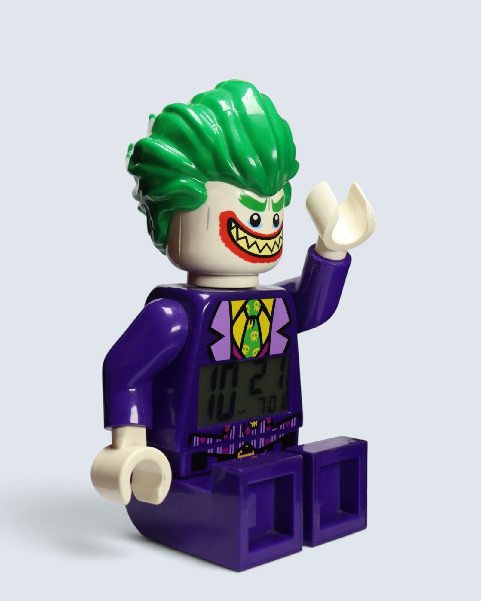 LEGO The Batman Movie The Joker Minifigure Digital Alarm Clock
