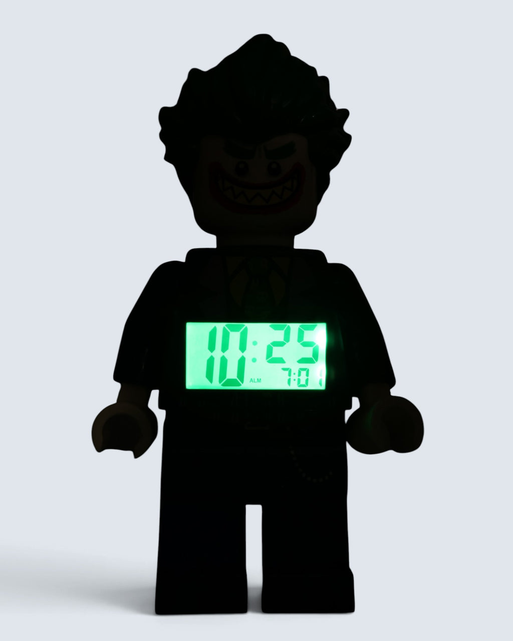 LEGO The Batman Movie The Joker Minifigure Digital Alarm Clock