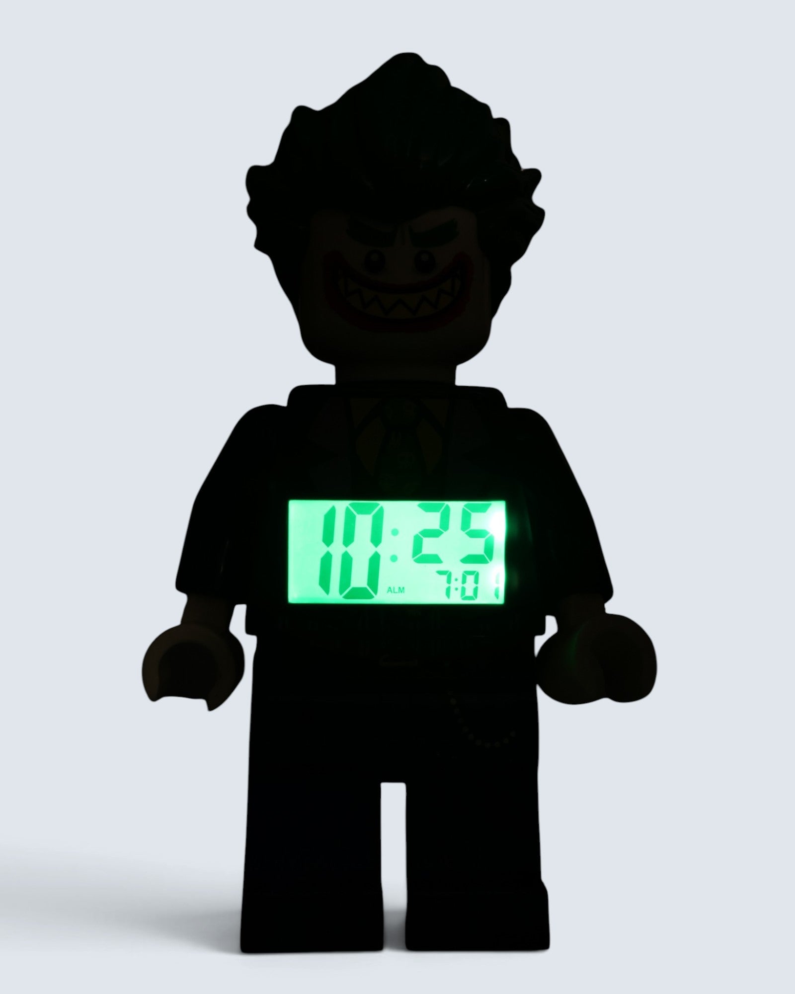 LEGO The Batman Movie The Joker Minifigure Digital Alarm Clock