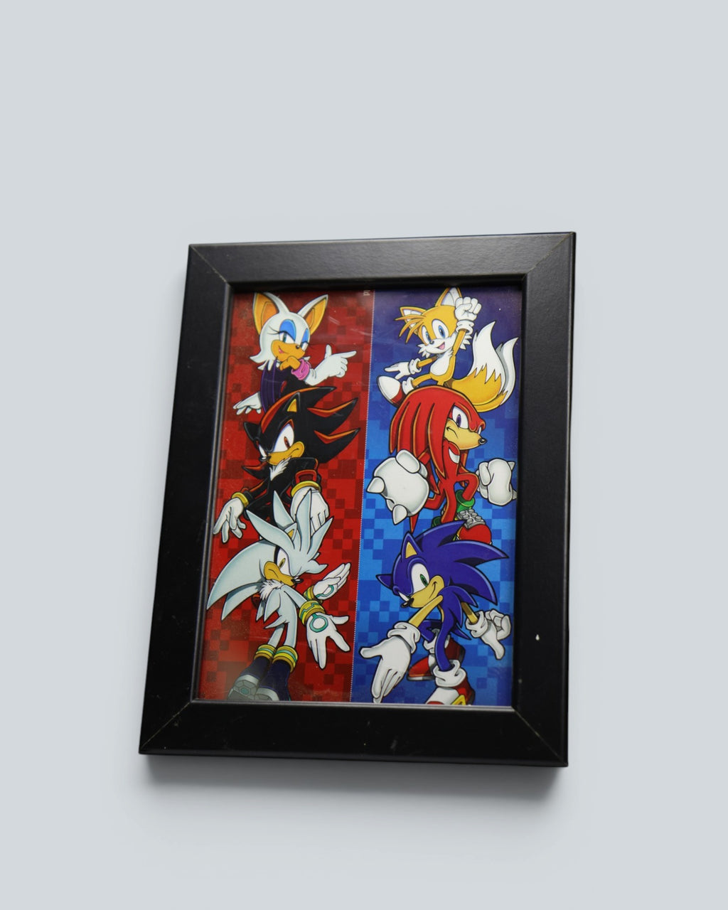 Sonic the Hedgehog Character Collage Framed Art Print - Desktop & Wall Display