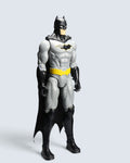 DC Comics Batman 11.5-Inch Action Figure with Fabric Cape and Yellow Utility Belt