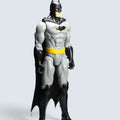 DC Comics Batman 11.5-Inch Action Figure with Fabric Cape and Yellow Utility Belt
