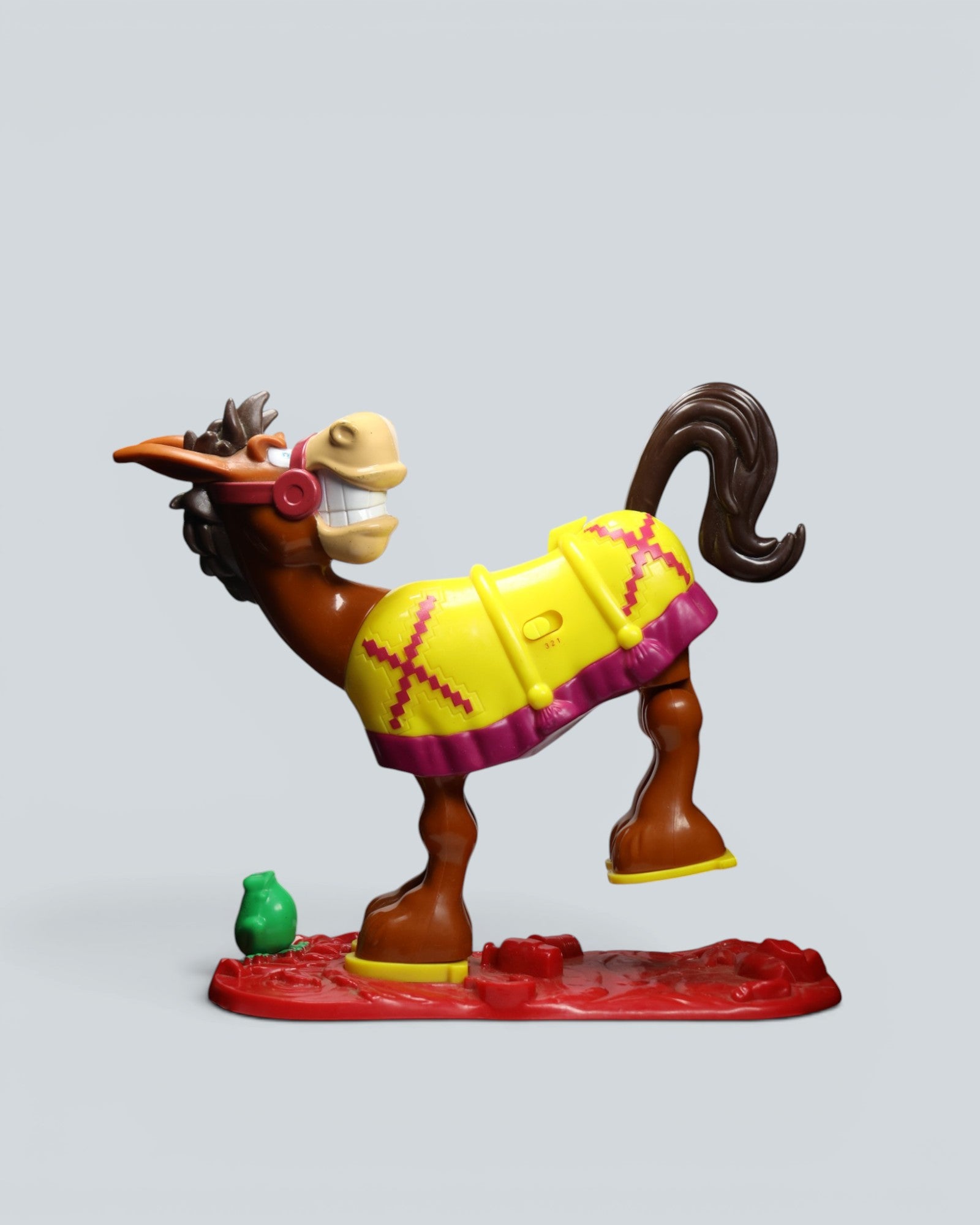 Novelty Mechanical Bucking Donkey Tabletop Game - Interactive Cartoon Mule Toy