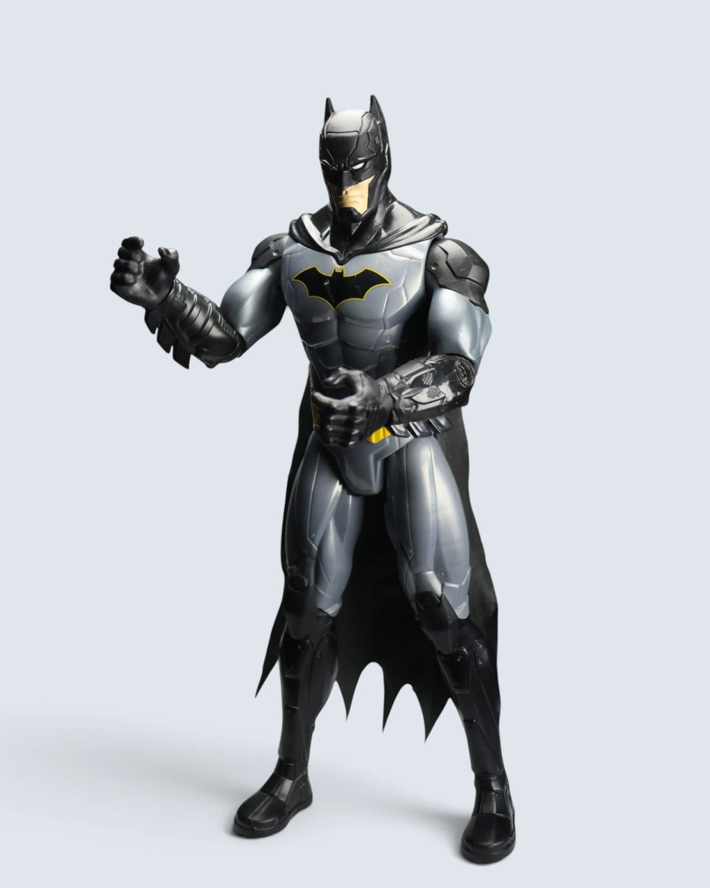 DC Comics Batman 11.5-Inch Action Figure with Armor Details & Fabric Cape