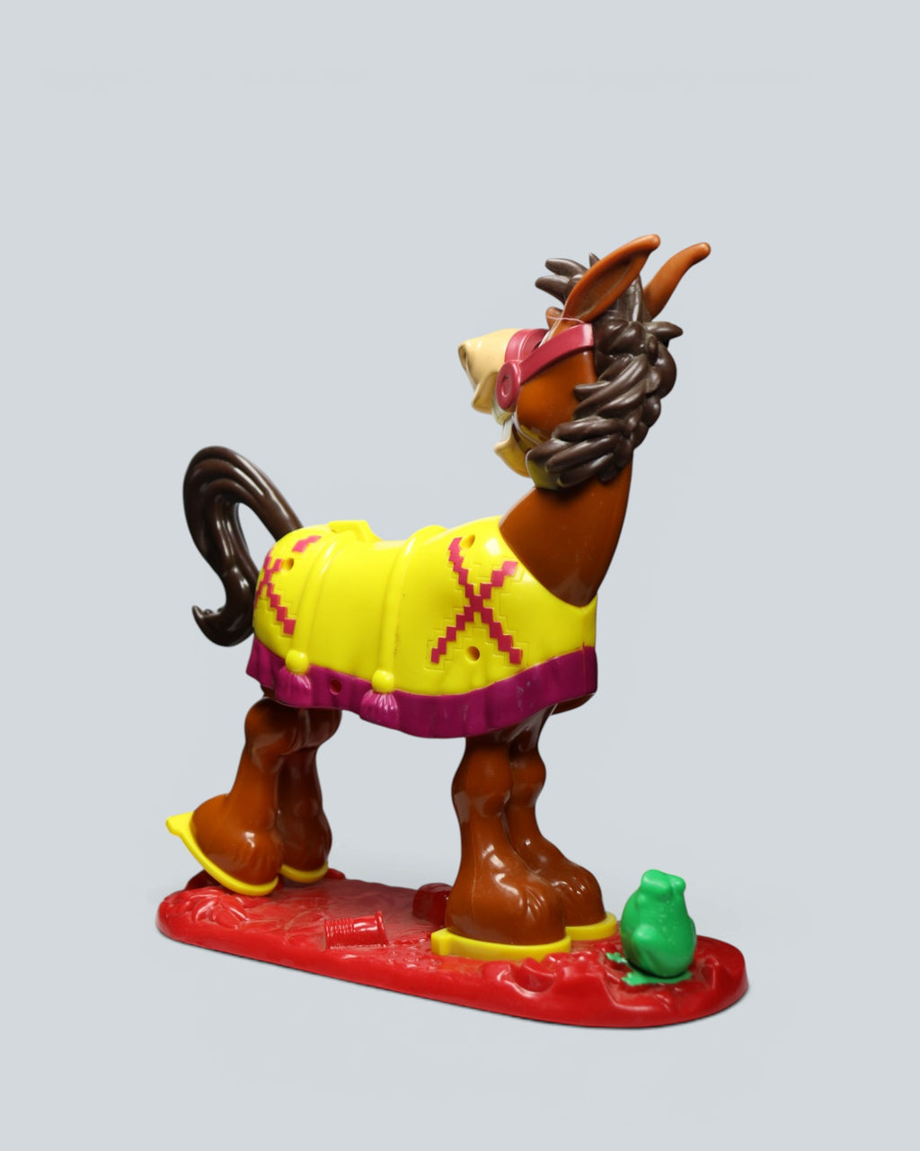 Novelty Mechanical Bucking Donkey Tabletop Game - Interactive Cartoon Mule Toy