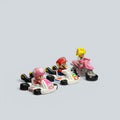 Mario Kart Trio - 3-Piece Collectible Set with Mario, Princess Peach, & Toadette