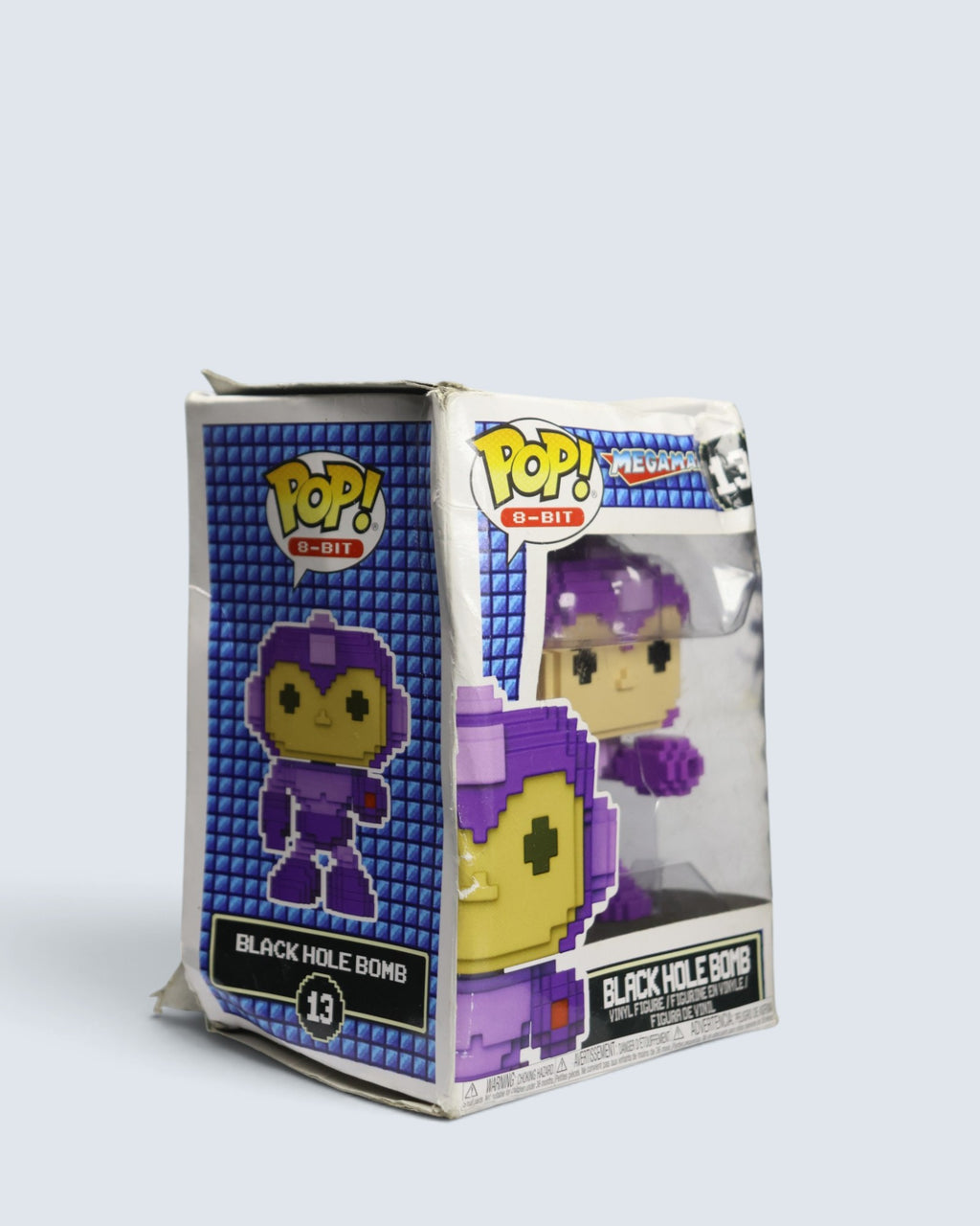 Funko Pop! 8-Bit Mega Man #13 – Black Hole Bomb Purple Variant Vinyl Figure with Box