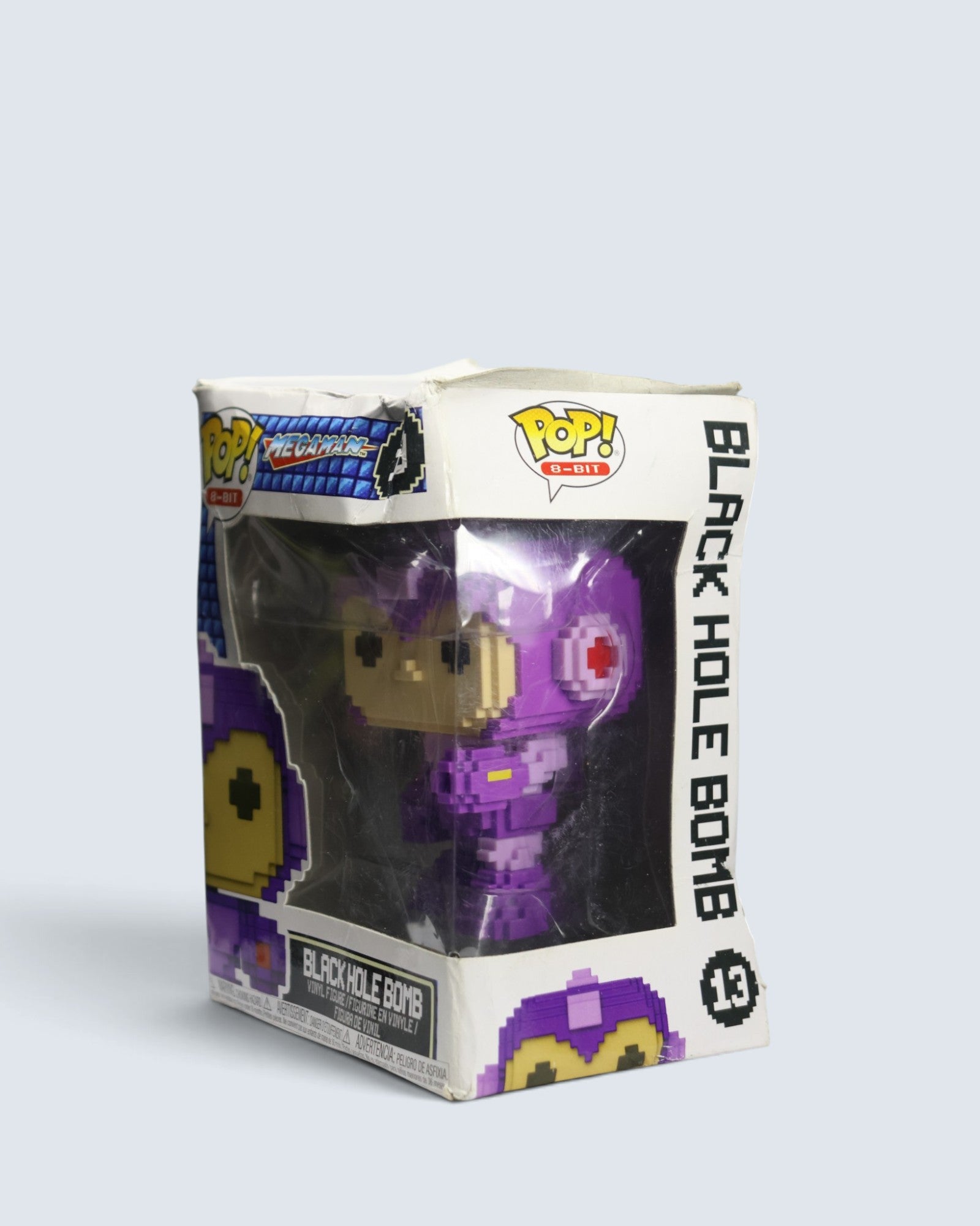 Funko Pop! 8-Bit Mega Man #13 – Black Hole Bomb Purple Variant Vinyl Figure with Box
