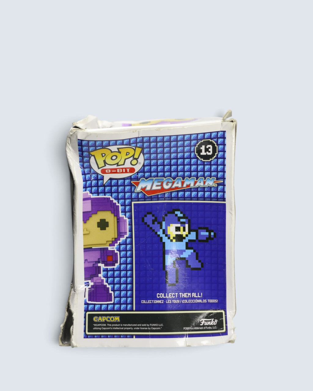 Funko Pop! 8-Bit Mega Man #13 – Black Hole Bomb Purple Variant Vinyl Figure with Box