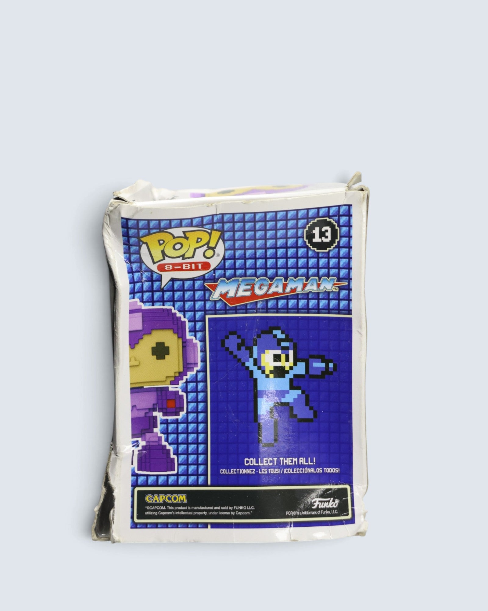 Funko Pop! 8-Bit Mega Man #13 – Black Hole Bomb Purple Variant Vinyl Figure with Box