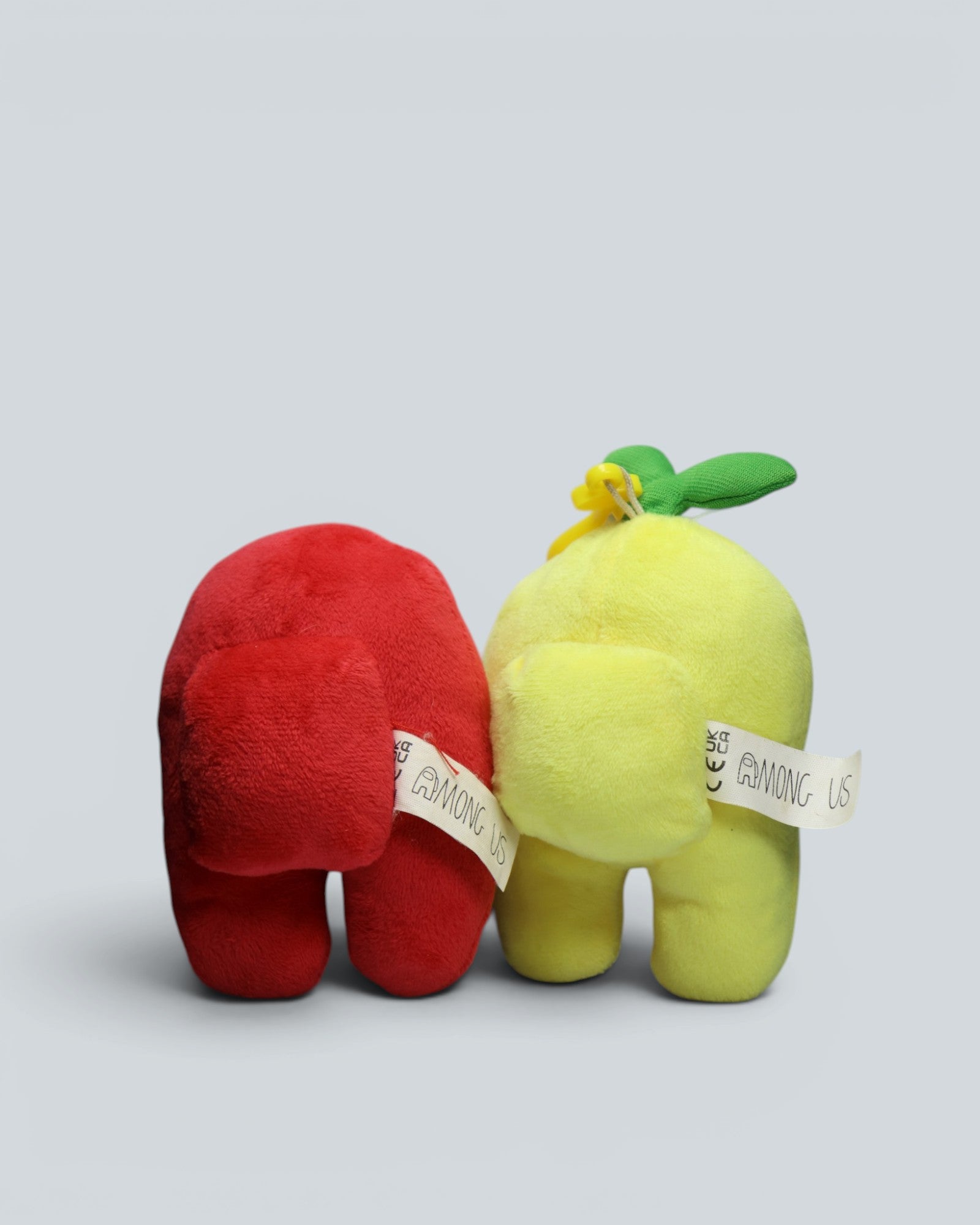 Among Us Plush Toy Crewmate Lot - 2-Piece Gaming Plush Set with Red & Yellow Sprout
