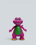 Barney the Dinosaur Retro Figure