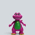 Barney the Dinosaur Retro Figure