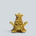 Despicable Me Minions King Bob Golden Mini Figure - Special Edition Metallic Gold Collectible Toy