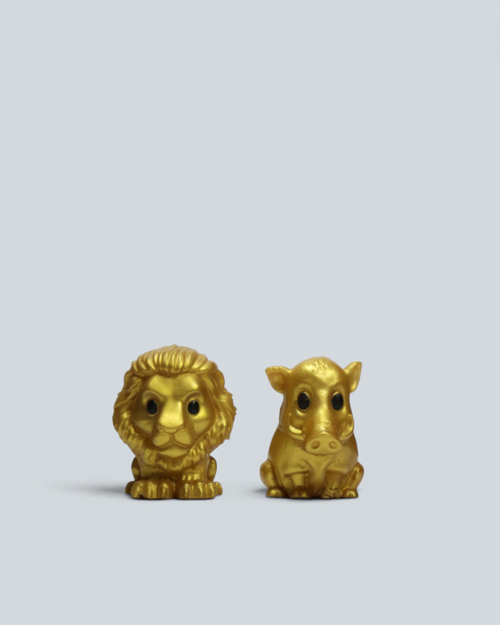 Disney The Lion King Golden Ooshies Collectibles - Mufasa & Pumbaa Set