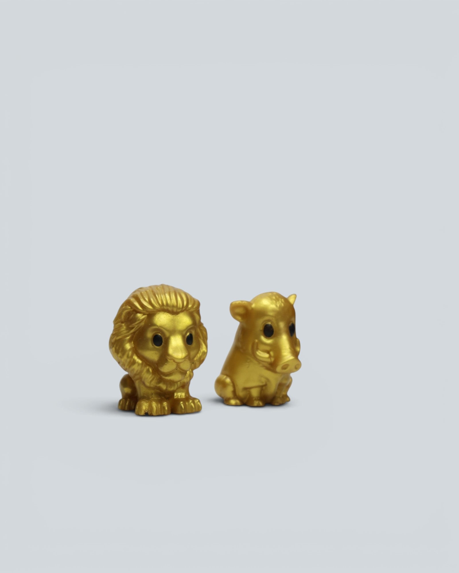 Disney The Lion King Golden Ooshies Collectibles - Mufasa & Pumbaa Set