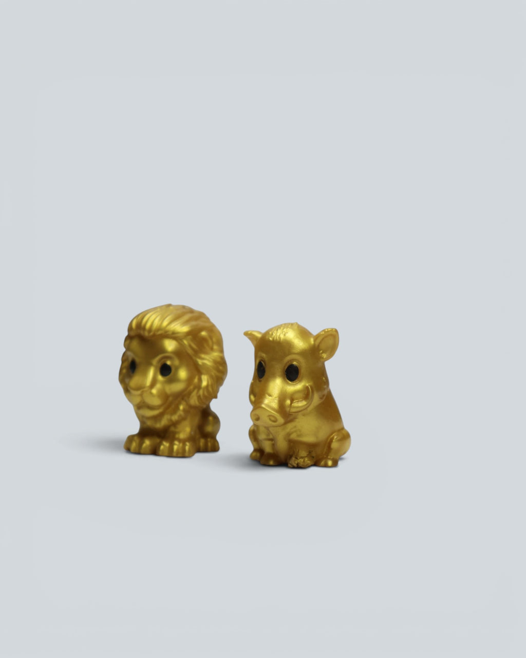 Disney The Lion King Golden Ooshies Collectibles - Mufasa & Pumbaa Set