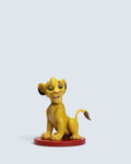 Disney The Lion King – Young Simba Sitting on Red Base Collectible