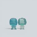 Star Wars Rare Holographic Mini Funko Pop Bundle - Chewbacca & C-3PO Translucent Figures Set
