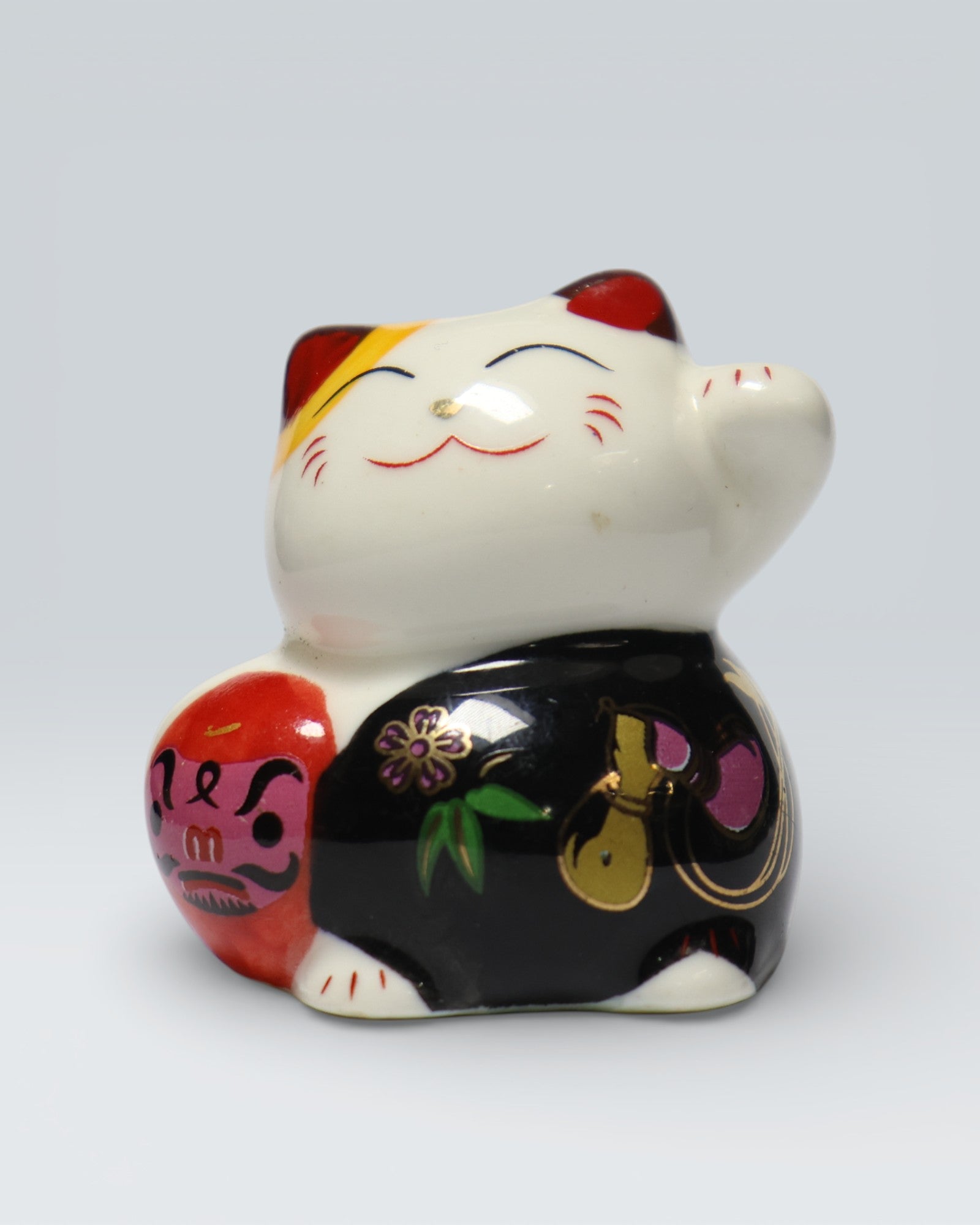 Maneki-neko Lucky Cat Mini Figurine – Japanese Good Luck Charm
