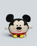 Disney Official Mickey Mouse Round Ball Plush Toy - Stylized Collectible Mini Stuffed Animal