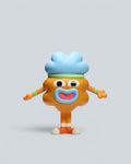 Cartoon Network: The Amazing World of Gumball Darwin Figure & Collectible Card Bundle