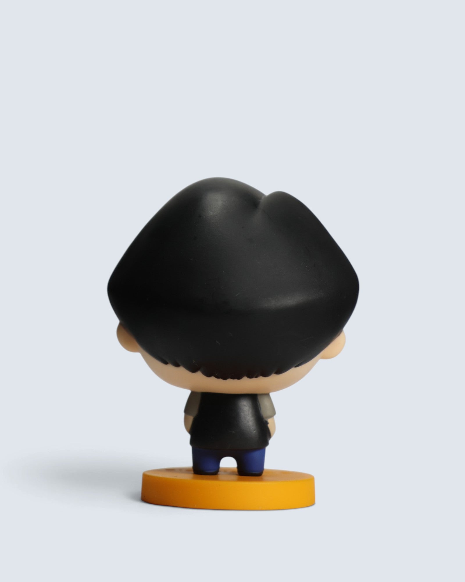 Friends TV Series Chandler Bing with Duck Chibi Vinyl Mini Figure Collectible on Yellow Base