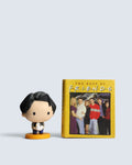 Friends TV Series Chandler Bing Mini Figure & "The Best of Friends" Mini Photo Book Collectible Bundle
