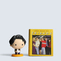 Friends TV Series Chandler Bing Mini Figure & "The Best of Friends" Mini Photo Book Collectible Bundle