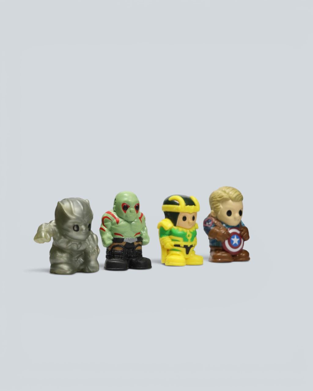 Marvel Avengers Ooshies Collectible Mini Figures Bundle - 4-Pack Hero & Villain Set
