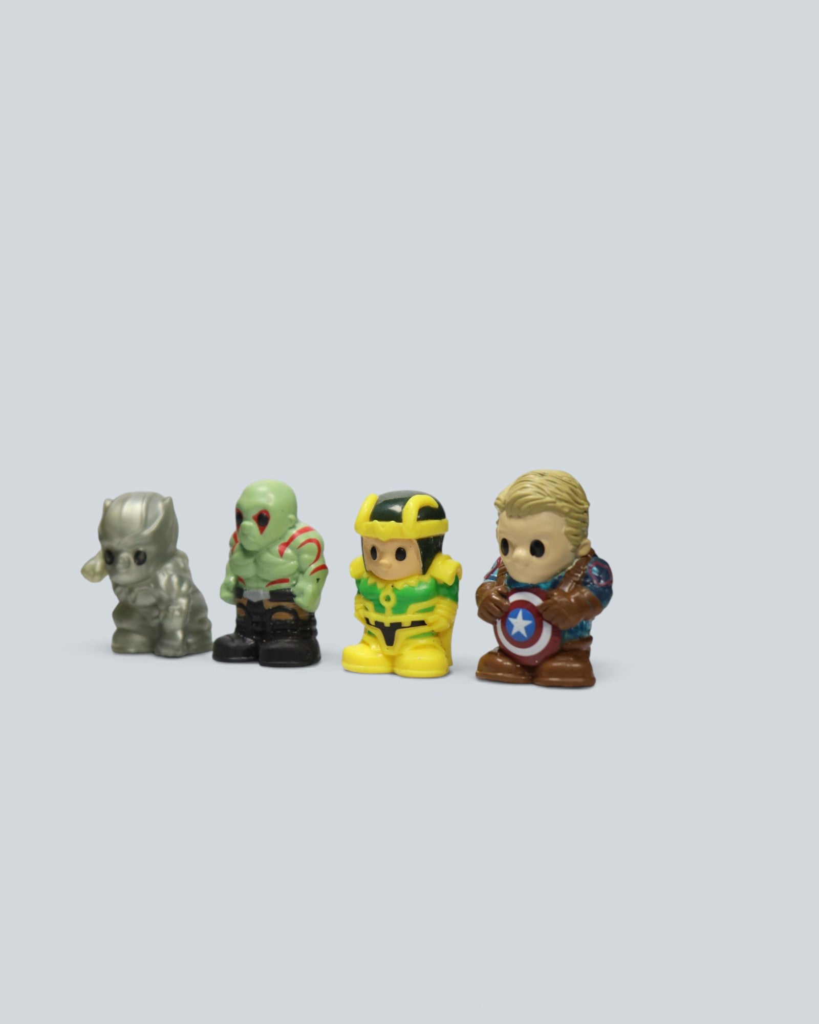 Marvel Avengers Ooshies Collectible Mini Figures Bundle - 4-Pack Hero & Villain Set