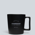 Starbucks Official WA Matte Black Ceramic Mug - Established 1971 Heritage Edition