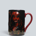 Disney Store Exclusive Pirates of the Caribbean Jack Sparrow Mug - Rare Dragon Graphic Coffee Cup