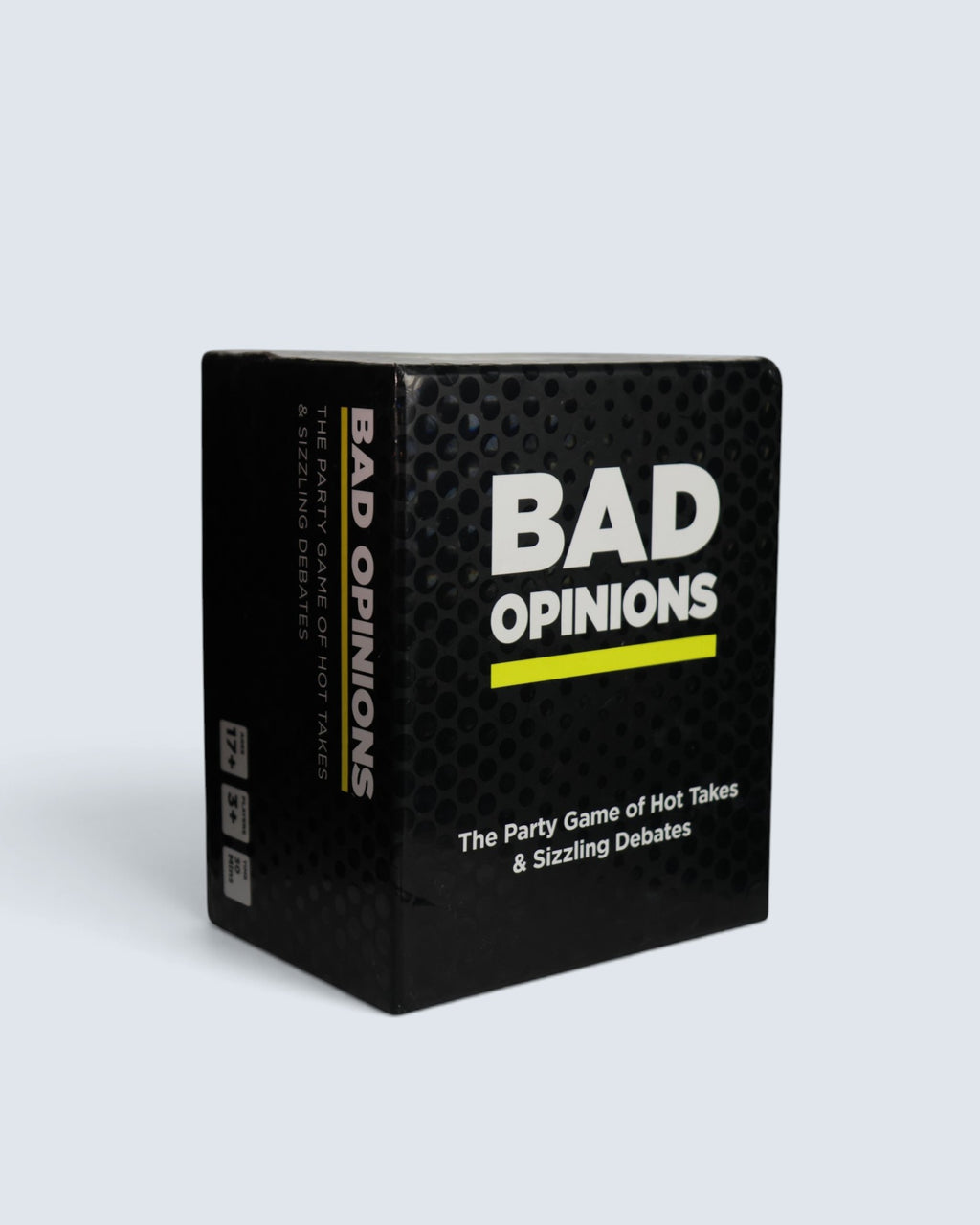 Bad Opinions The Party Game of Hot Takes & Sizzling Debates Dyce Complete Card Game