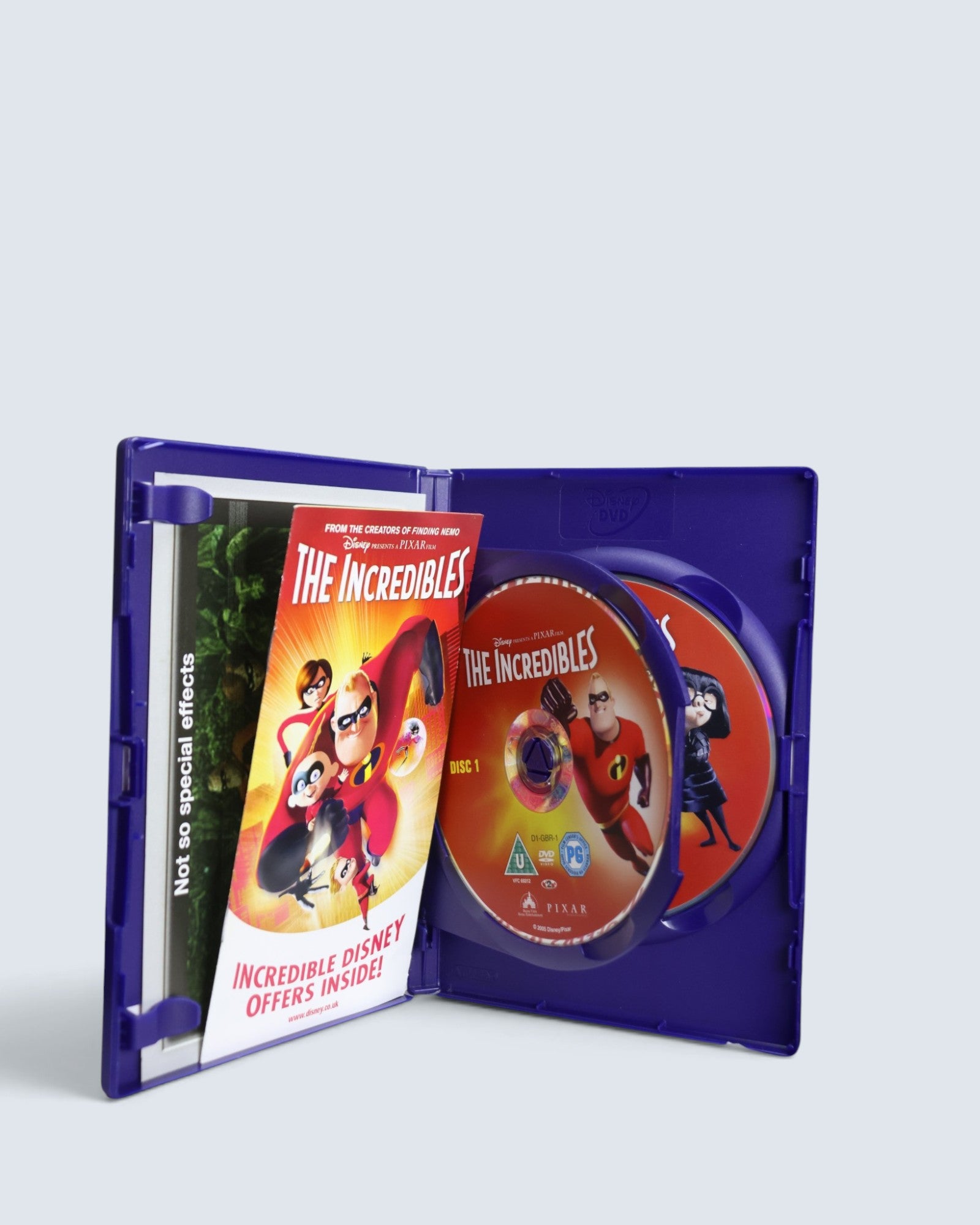 Disney: The Incredibles (DVD, 2004, 2-Disc Collector's Edition) Pixar Animated Film