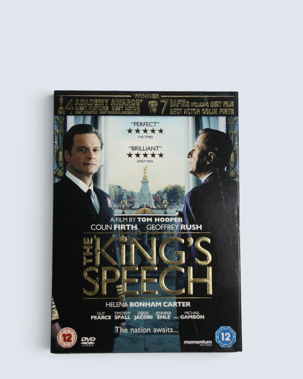 The King's Speech (DVD, 2010) Collector's Edition Slipcase, 4 Oscar Winner Starring Colin Firth