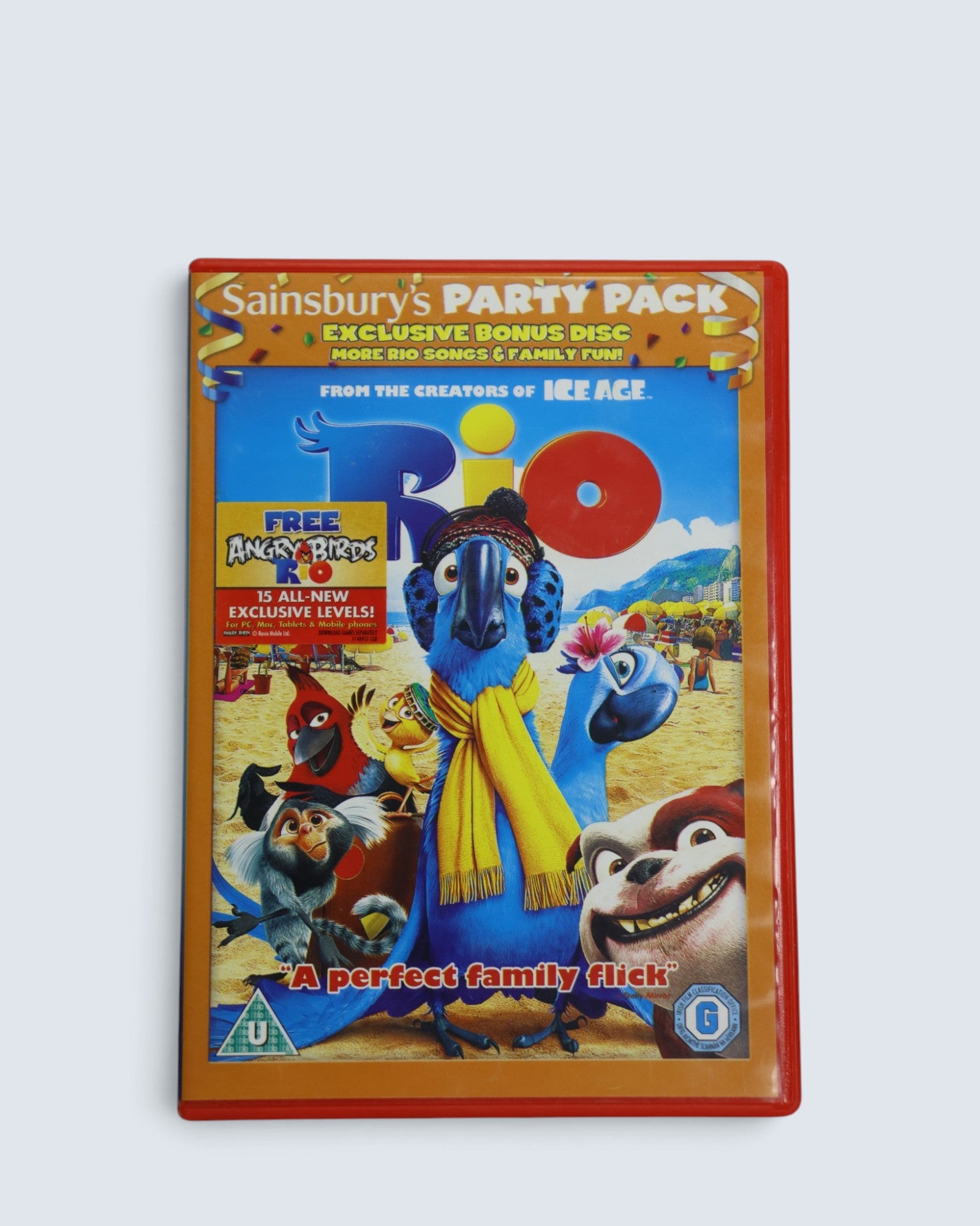 Rio (DVD, 2011) Sainsbury's Party Pack 2-Disc Edition with Exclusive Bonus Disc & Digital Copy