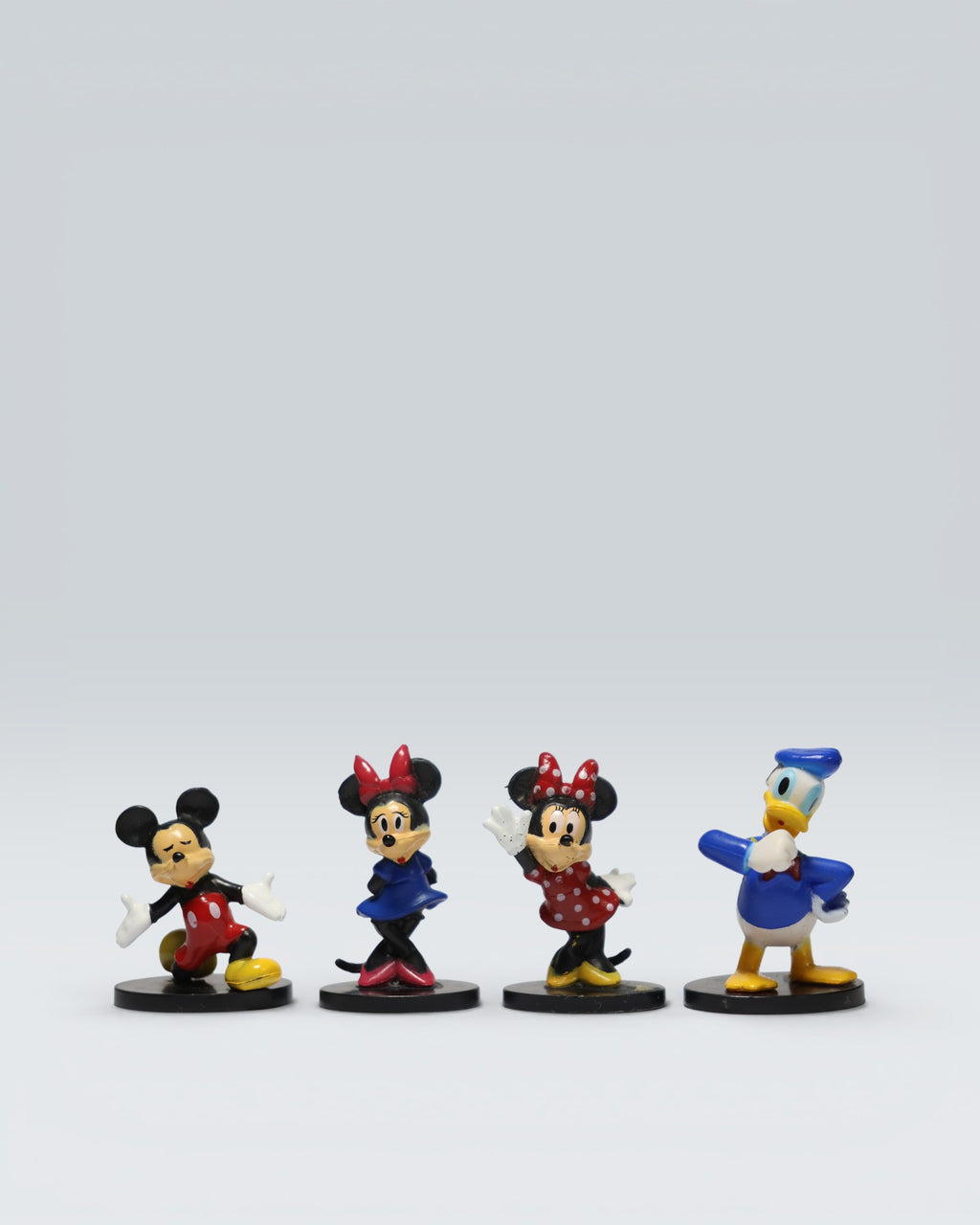 Disney Mickey & Friends: 4-Piece Vintage PVC Mini Figure Collector Set