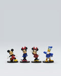 Disney Mickey & Friends: 4-Piece Vintage PVC Mini Figure Collector Set
