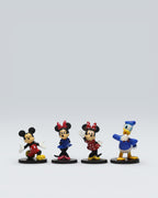 Disney Mickey & Friends: 4-Piece Vintage PVC Mini Figure Collector Set