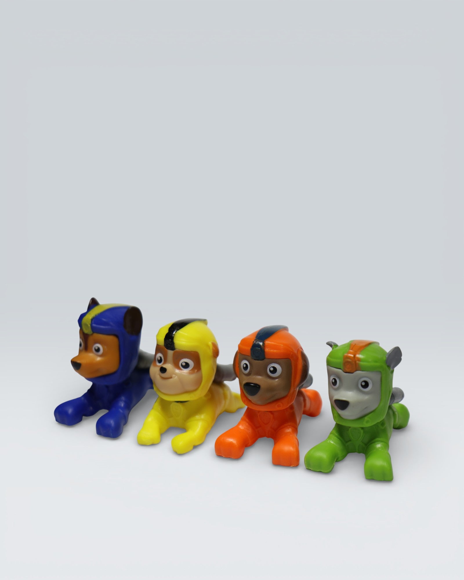PAW Patrol Mini Figure Set – Rubble, Chase, Rocky & Zuma (Set of 4)
