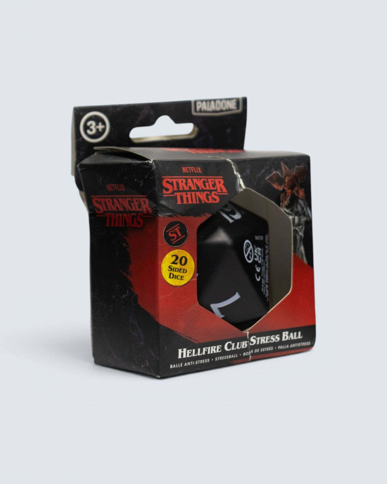 Official Stranger Things Hellfire Club D20 Stress Ball