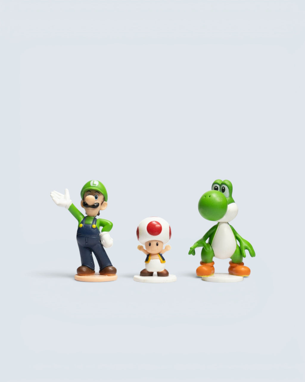 Mario Mini Figures Selection – Luigi, Toad & Yoshi