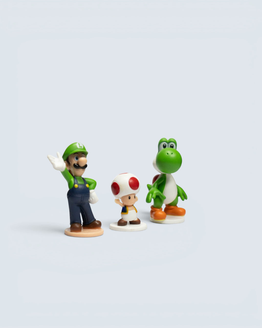 Mario Mini Figures Selection – Luigi, Toad & Yoshi