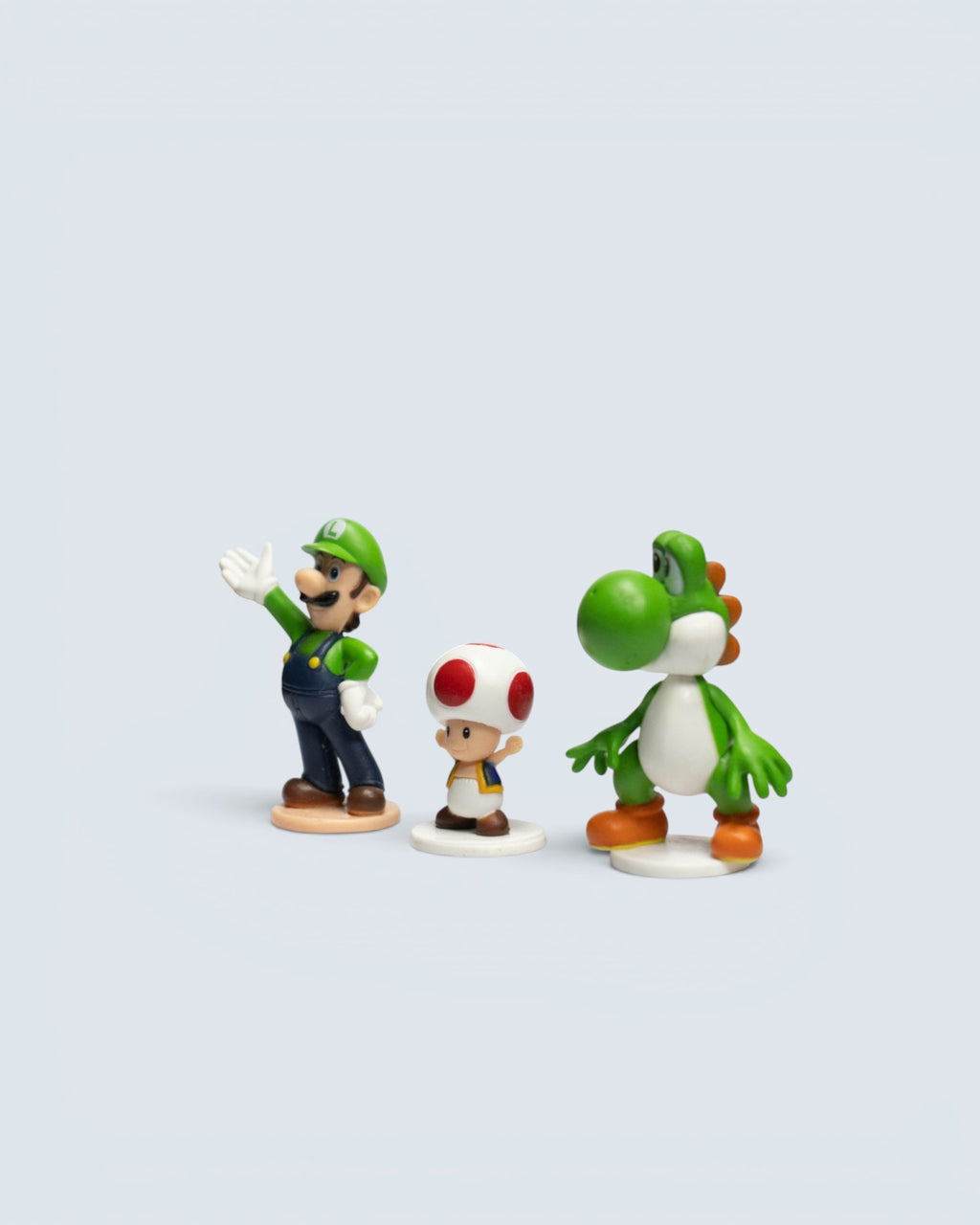 Mario Mini Figures Selection – Luigi, Toad & Yoshi